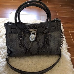 Blue Michael Kors Purse